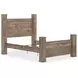 Keithland Brown Queen Poster Bed