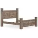Keithland Brown King Poster Bed