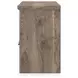 Keithland Brown 2 Drawer Nightstand with USB Charging