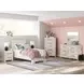 Lawroy Light Natural 6 Drawer Dresser and Rectangular Mirror