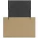 Lawroy Light Natural 6 Drawer Dresser and Rectangular Mirror