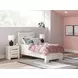 Lawroy Rustic White Twin Panel Headboard