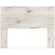 Lawroy Rustic White Queen Panel Headboard