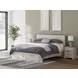 Lawroy Rustic White King Panel Headboard