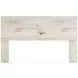 Lawroy Rustic White King Panel Headboard