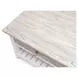Island Haven Dapple Grey and Blanc Rectangular Coffee Table