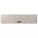 Islamorada Dapple Gray and Blanc Rectangular Console Table with USB Charging