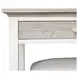 Islamorada Dapple Gray and Blanc Rectangular Console Table with USB Charging