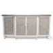 Island Haven Dapple Grey 4 Door Credenza