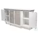Island Haven Dapple Grey 4 Door Credenza