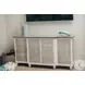 Island Haven Dapple Grey 4 Door Credenza