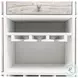 Island Haven Dapple Grey and Blanc 2 Door Sideboard