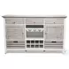 Island Haven Dapple Grey and Blanc 2 Door Sideboard
