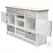 Island Haven Dapple Grey and Blanc 2 Door Sideboard