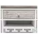 Island Haven Dapple Grey and Blanc 2 Door Sideboard