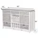 Island Haven Dapple Grey and Blanc 2 Door Sideboard