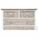 Island Haven Dapple Grey and Blanc 4 Drawer Chest