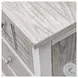 Island Haven Dapple Grey and Blanc 4 Drawer Chest