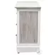 Island Haven Dapple Grey and Blanc 4 Drawer Chest