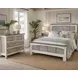 Island Haven Dapple Grey and Blanc 4 Drawer Chest