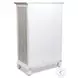Island Haven Dapple Grey and Blanc 5 Drawer Chest