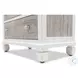 Island Haven Dapple Grey and Blanc 5 Drawer Chest