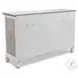 Island Haven Dapple Grey and Blanc 6 Drawer and 2 Door Dresser