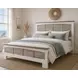 Island Haven Dapple Grey and Blanc Queen Headboard