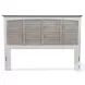 Island Haven Dapple Grey and Blanc King Headboard
