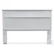 Island Haven Dapple Grey and Blanc King Headboard