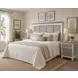 Island Haven Dapple Grey and Blanc King Headboard