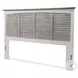 Island Haven Dapple Grey and Blanc King Headboard