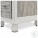 Island Haven Dapple Grey and Blanc 48" Desk and Chair Set