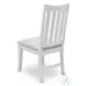 Island Haven Dapple Grey and Blanc 48" Desk and Chair Set