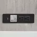 Islamorada Dapple Gray and Blanc Queen Storage Cabinet Bed with Mattress and USB Charging