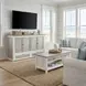 Islamorada Dapple Gray and Blanc Queen Storage Cabinet Bed with Mattress and USB Charging