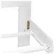 Island Haven Dapple Grey and Blanc King Panel Bed