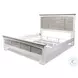 Island Haven Dapple Grey and Blanc King Panel Bed