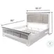 Island Haven Dapple Grey and Blanc King Panel Bed