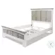 Island Haven Dapple Grey and Blanc Queen Panel Bed