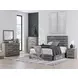 Urbanoore Brown Gray Queen Panel Bed with Storage