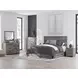 Urbanoore Brown Gray King Panel Bed with Storage