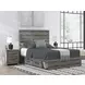 Urbanoore Brown Gray Queen Storage Panel Bed