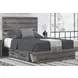 Urbanoore Brown Gray Queen Storage Panel Bed