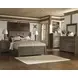 Juararo Dark Brown 6 Drawer Dresser and Rectangular Mirror