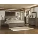Juararo Dark Brown 6 Drawer Dresser and Rectangular Mirror