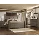 Juararo Dark Brown 6 Drawer Dresser and Rectangular Mirror