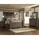 Juararo Dark Brown 6 Drawer Dresser and Rectangular Mirror
