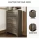 Juararo Dark Brown Five Drawer Chest
