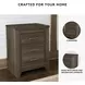 Juararo Dark Brown Nightstand
